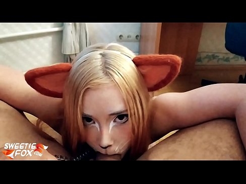 ❤️ Kitsune loro dick na kụkọba n'ọnụ ya ️❌ Ihe gba ọtọ
